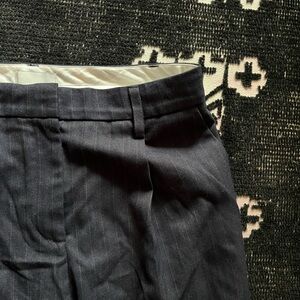 Reformation Alex pant in navy stripe size 8